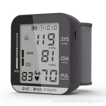 Manufacturer Wrist Blood Pressure Monitor Meter Digital Blood Pressure Monitor Healthy Equipment